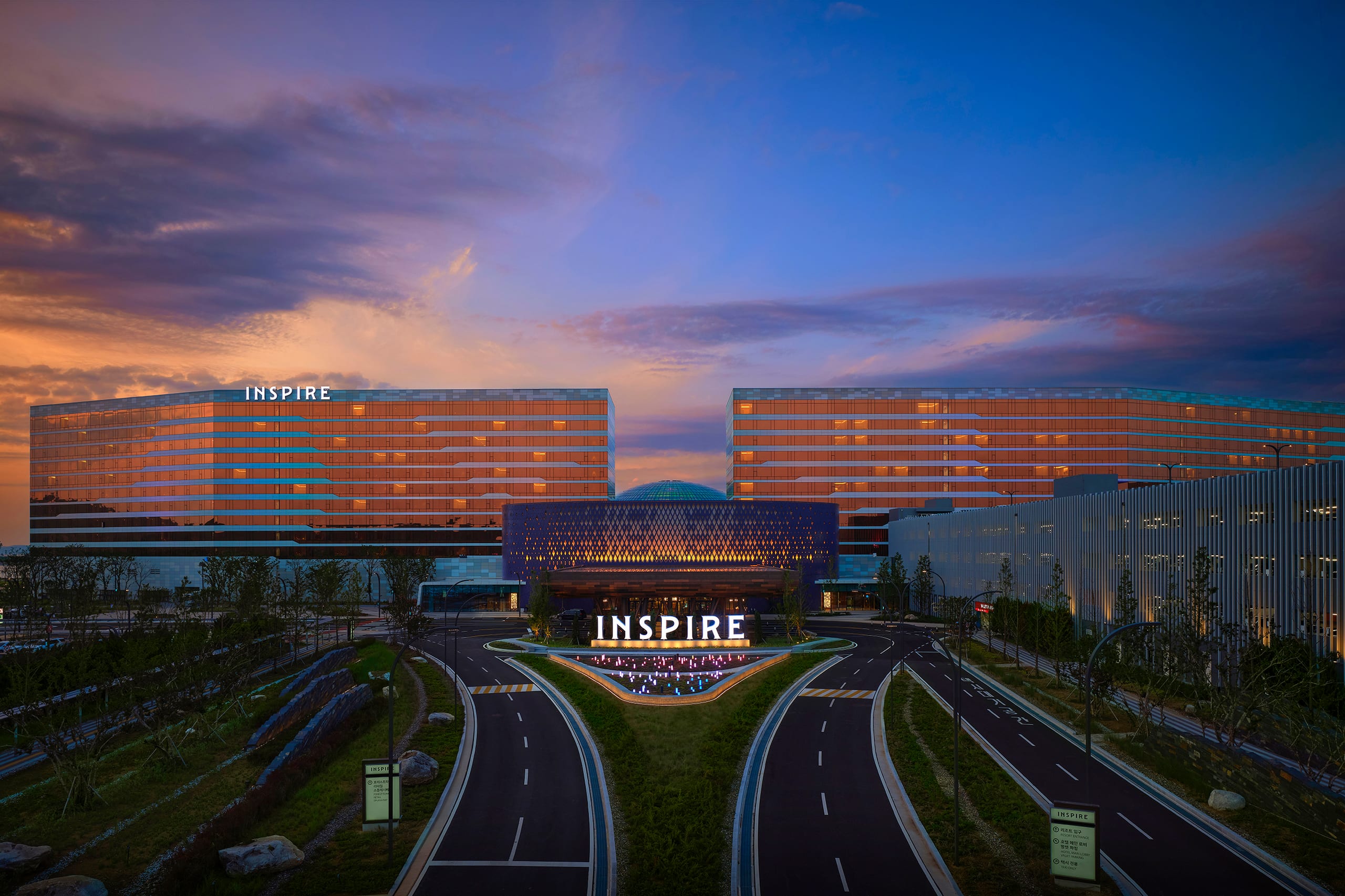 WPT Seoul会場となるINSPIREの外観